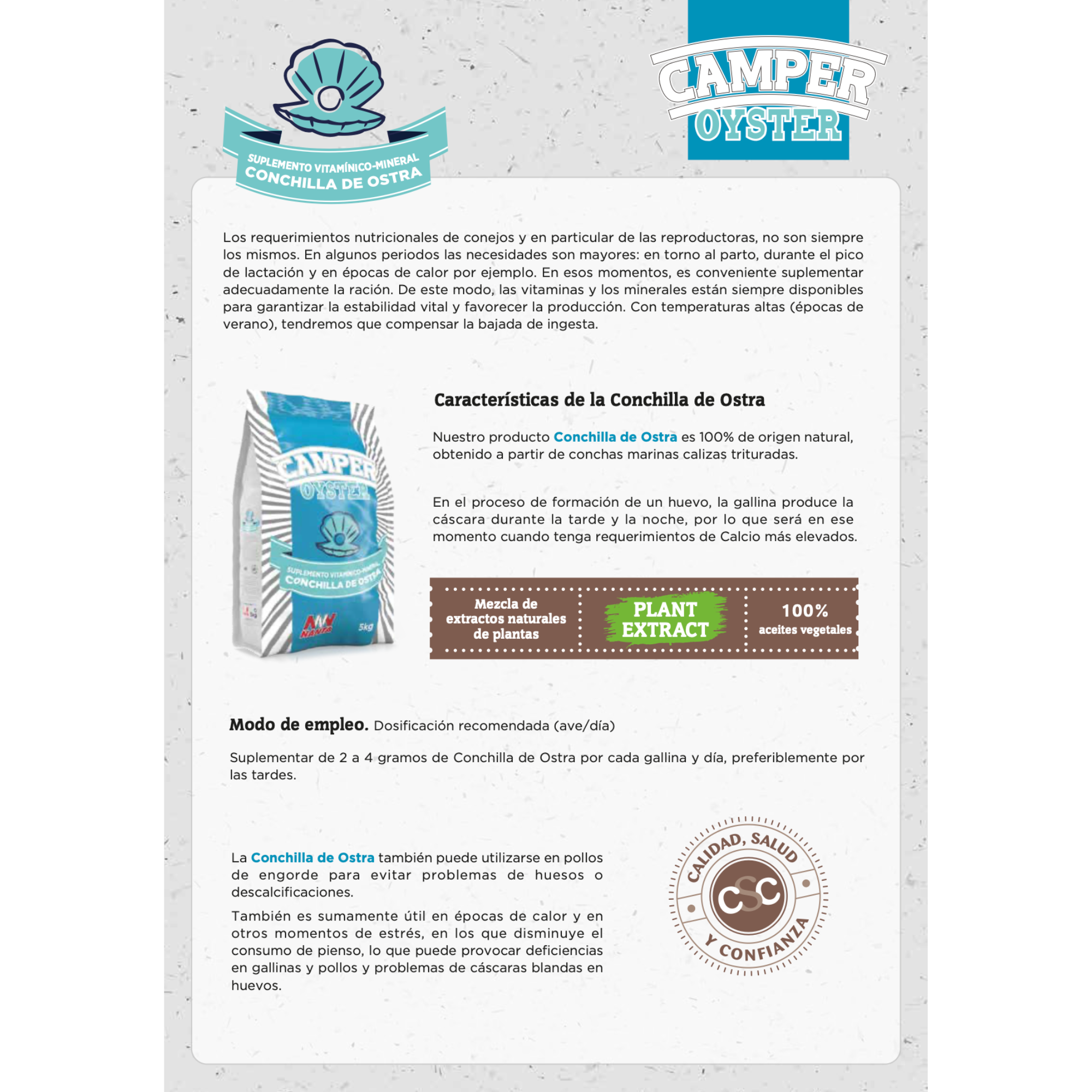 Conchilla de Ostra - 5 KG