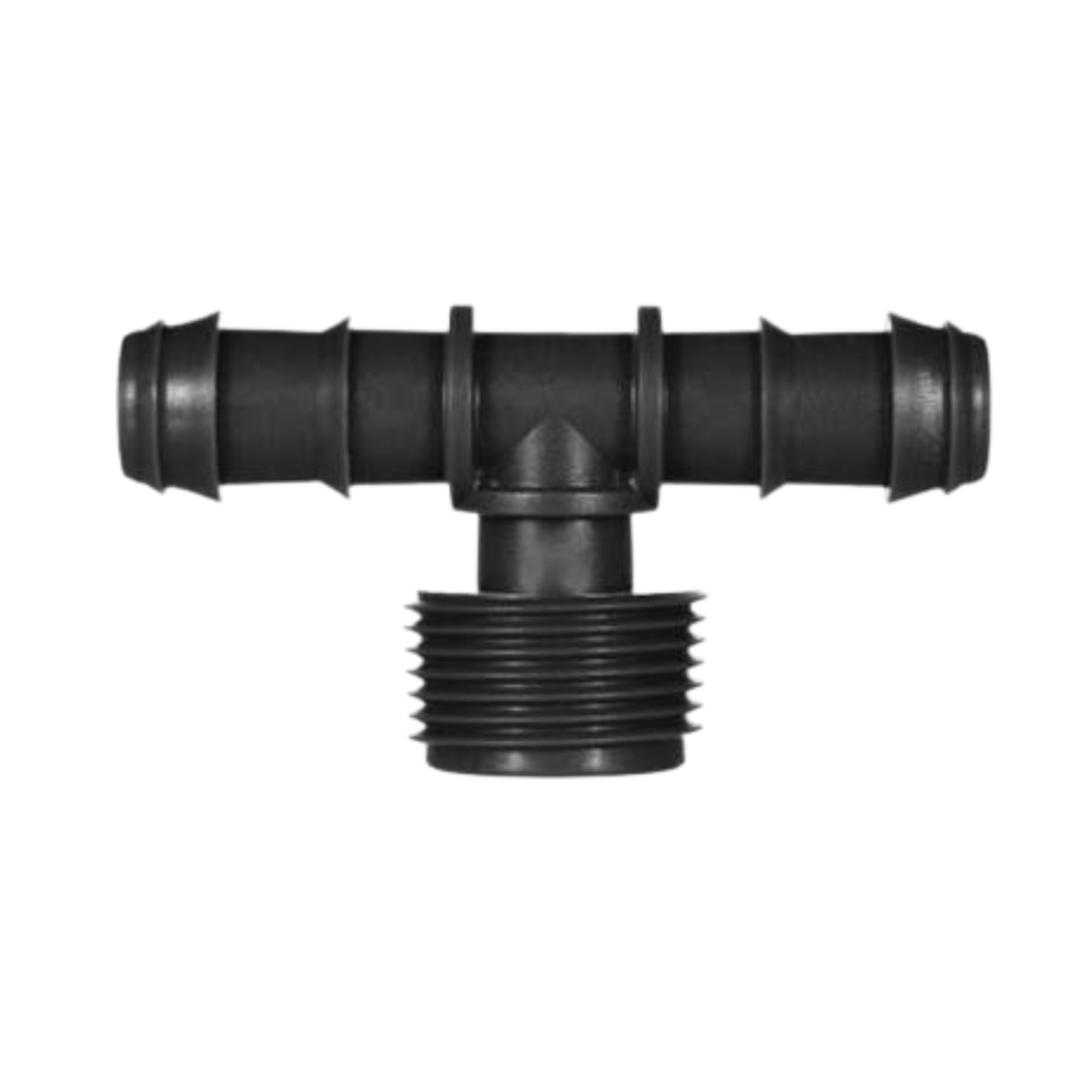 TE ROSCA MACHO 16MM X 3/4" NEGRA