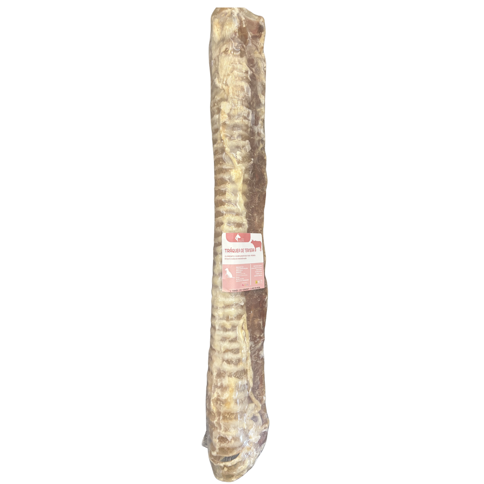 Tráquea de Ternera Deshidratada — Snack Natural para Perros