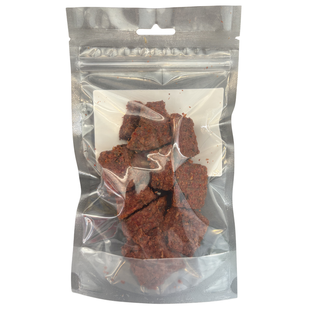 Entrenadores Dados de Carne de Salmón — Snacks para Adiestramiento