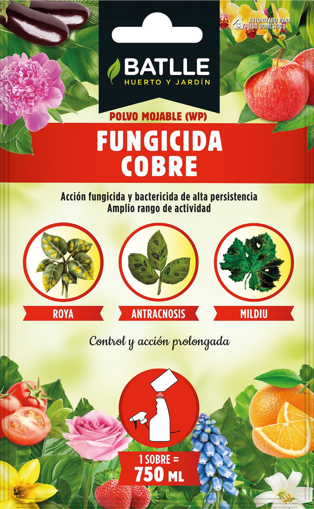 Fungicida Cobre Batlle - 500g