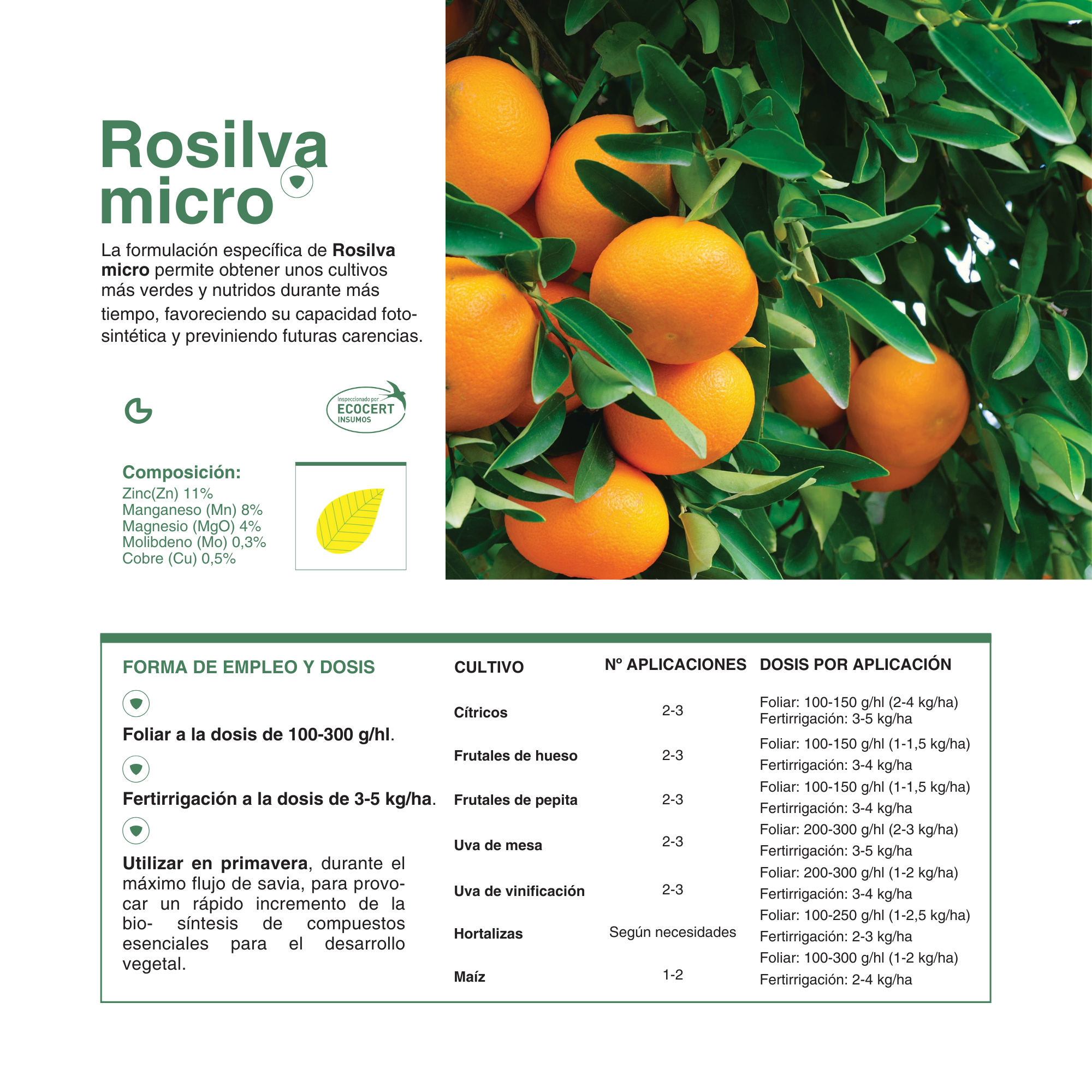 ROSILVA micro® 5 KG | Corrector Micronizado de Carencias