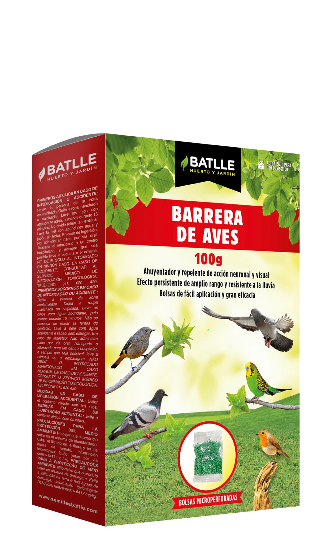 Barrera Repelente de Aves Batlle - 100 g