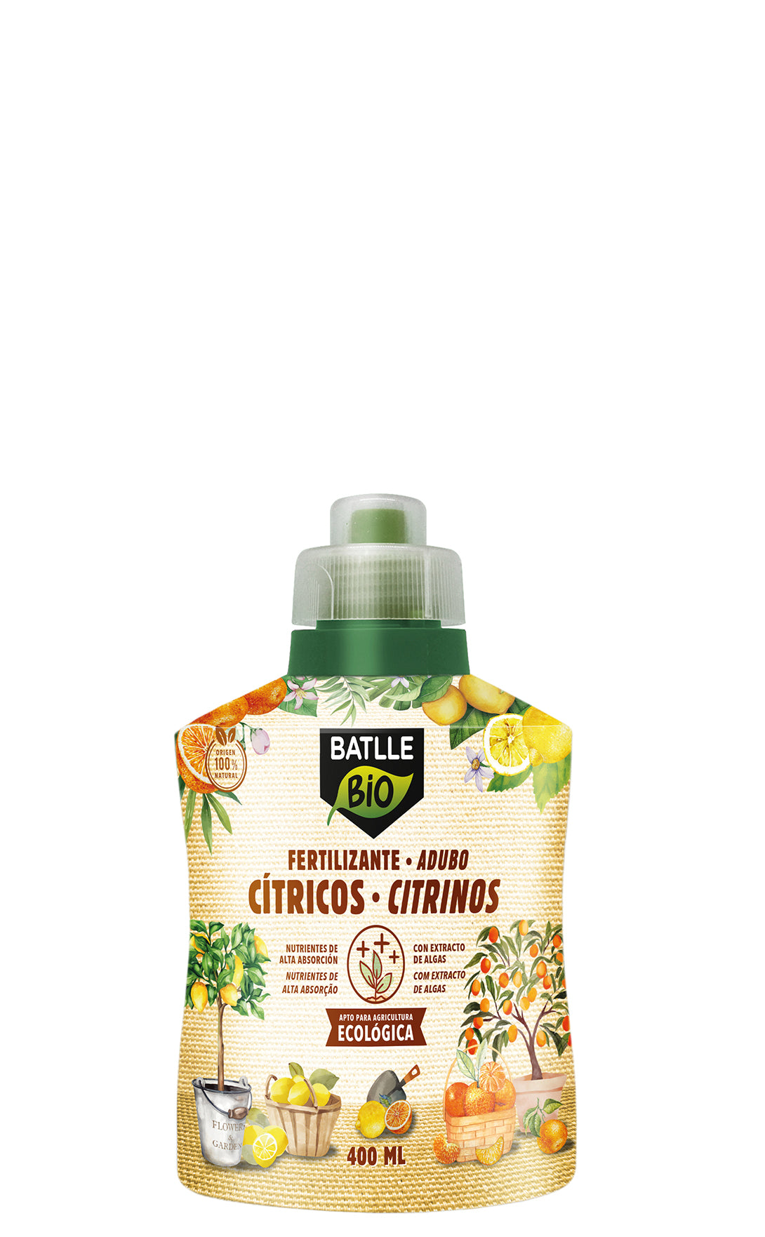 Fertilizante Cítricos BatlleBio - Botella 400cc.