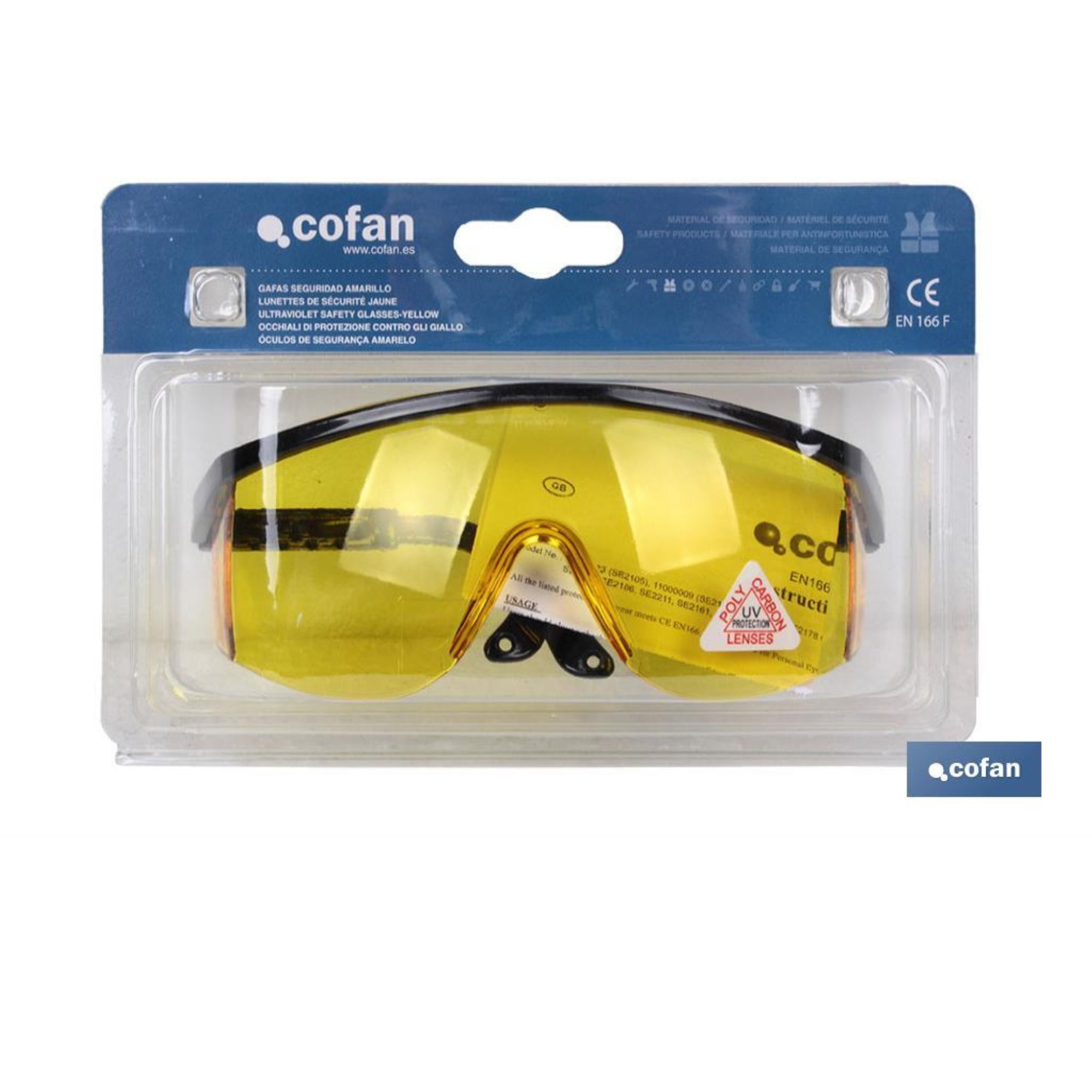 Gafas de Seguridad Profesionales con Lente Amarilla - Protección UV