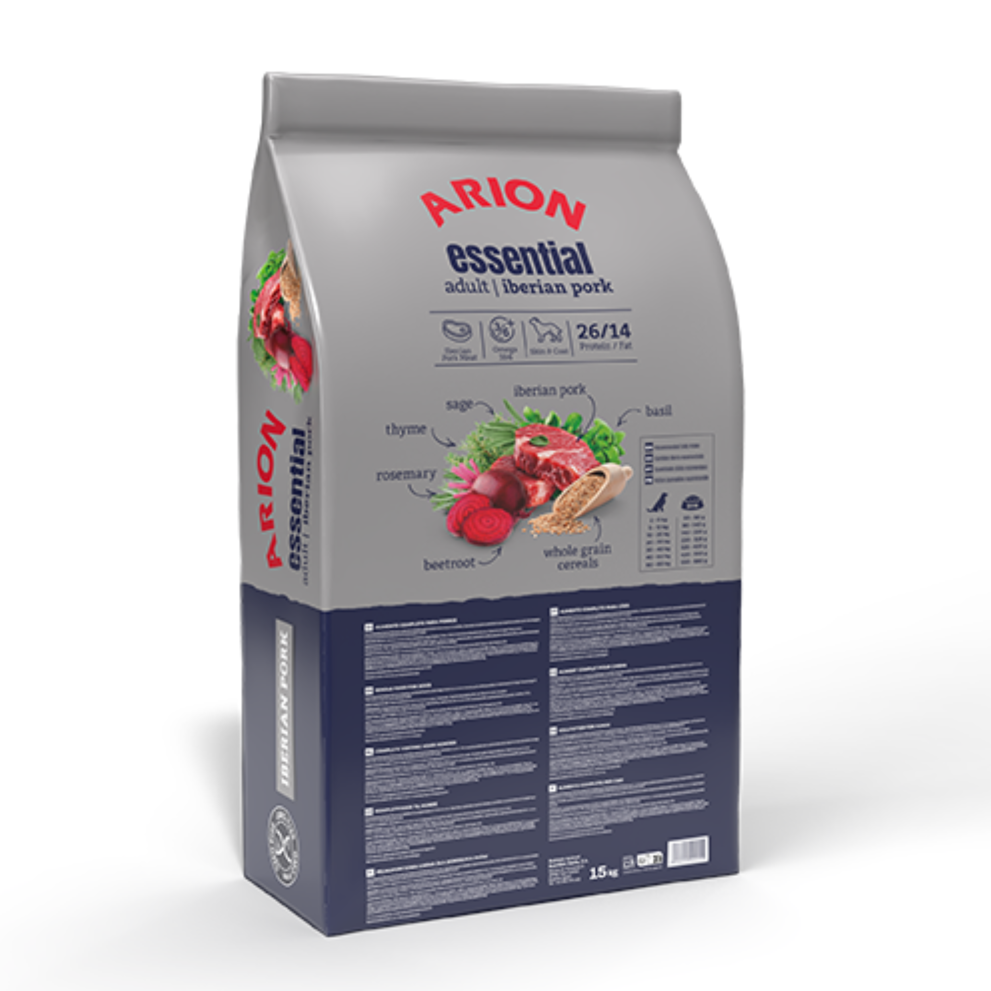 Arion Essential Adult Iberian Pork - 15 KG