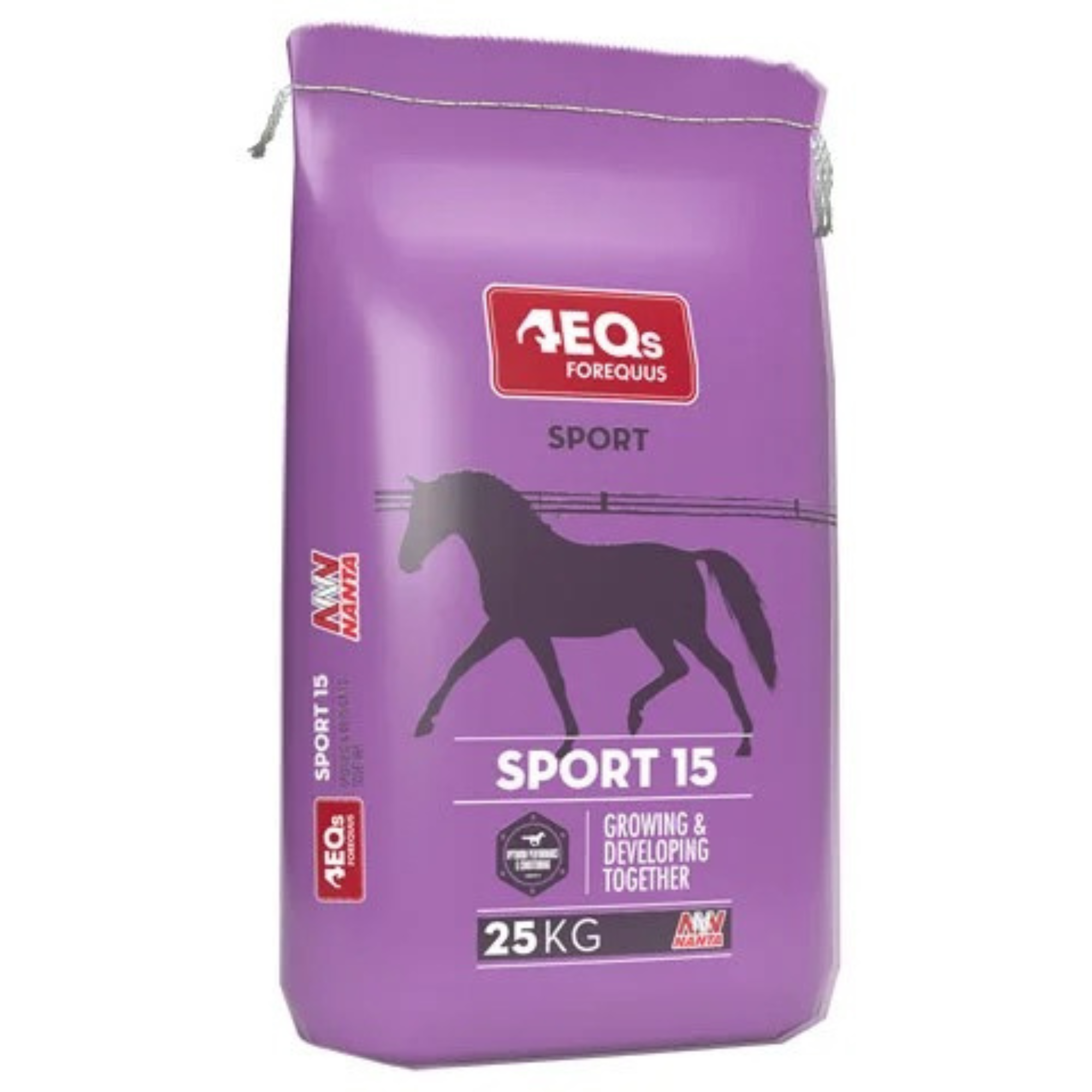 4EQ'S Sport 15 G 25 kg- Pienso Alto Rendimiento Caballos | Alta Proteína y Energía
