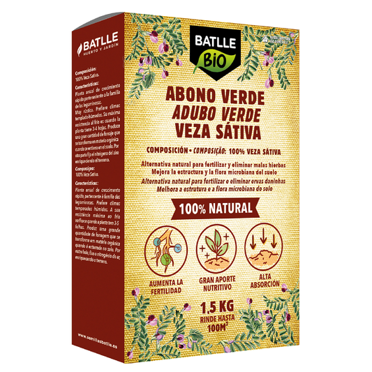 Abono verde Veza sativa 1,5 Kg Batlle Bio